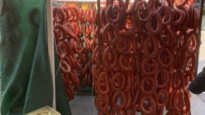 Ağrı’da Halk Sağlığını Tehdit Eden 415 Kilogram Etiketsiz Sucuk Ele Geçirildi