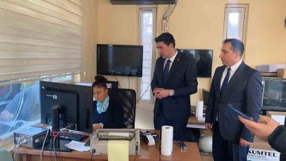 Karakoyunlu Kaymakamı Erdoğan’dan Gümrük Müdürlüğü ziyareti