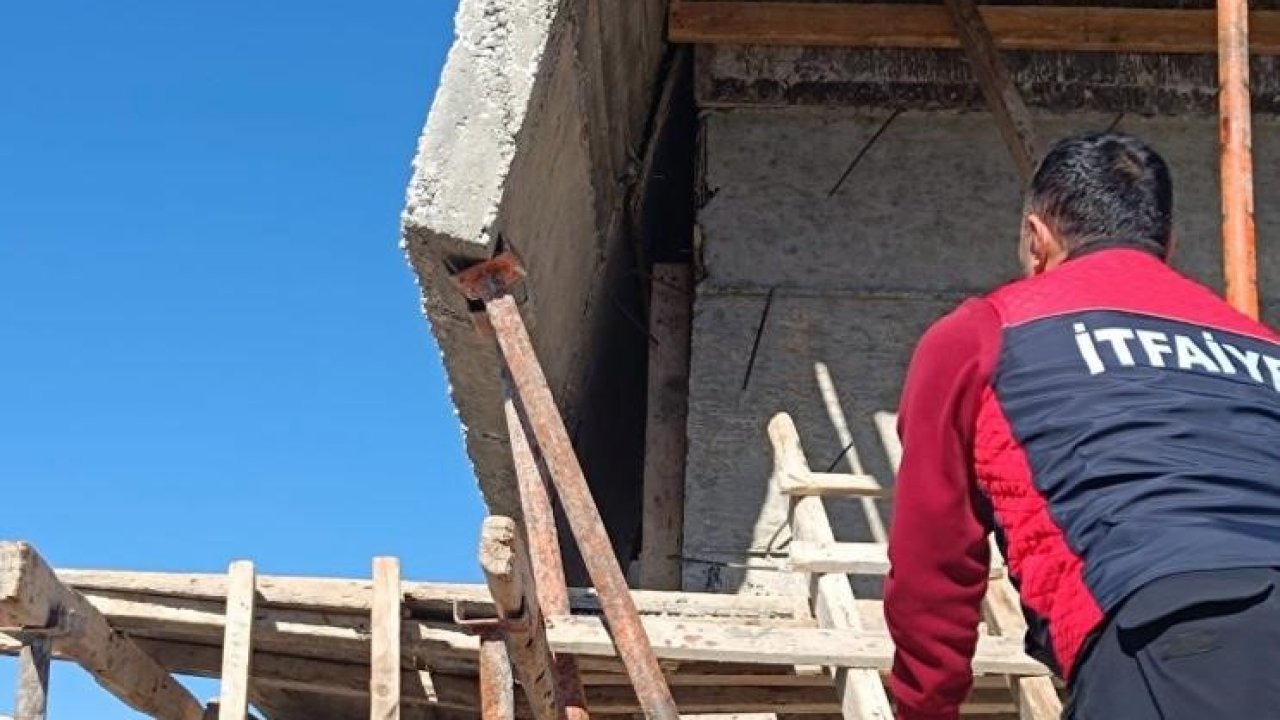 Ağrı Patnos’ta İş Kazası: Beton Parçası Düşen 2 İşçi Yaralandı, Birinin Durumu Ağır