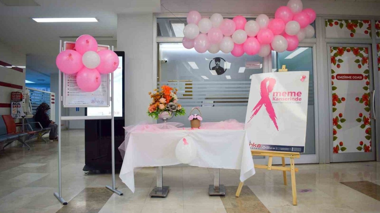 ANKA Hastanesinden Meme Kanseri Farkındalık Standı: Erken Teşhis Vurgusu