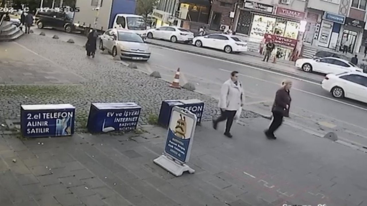 Ataşehir’de Kontrolden Çıkan Kamyonet Durağa Daldı