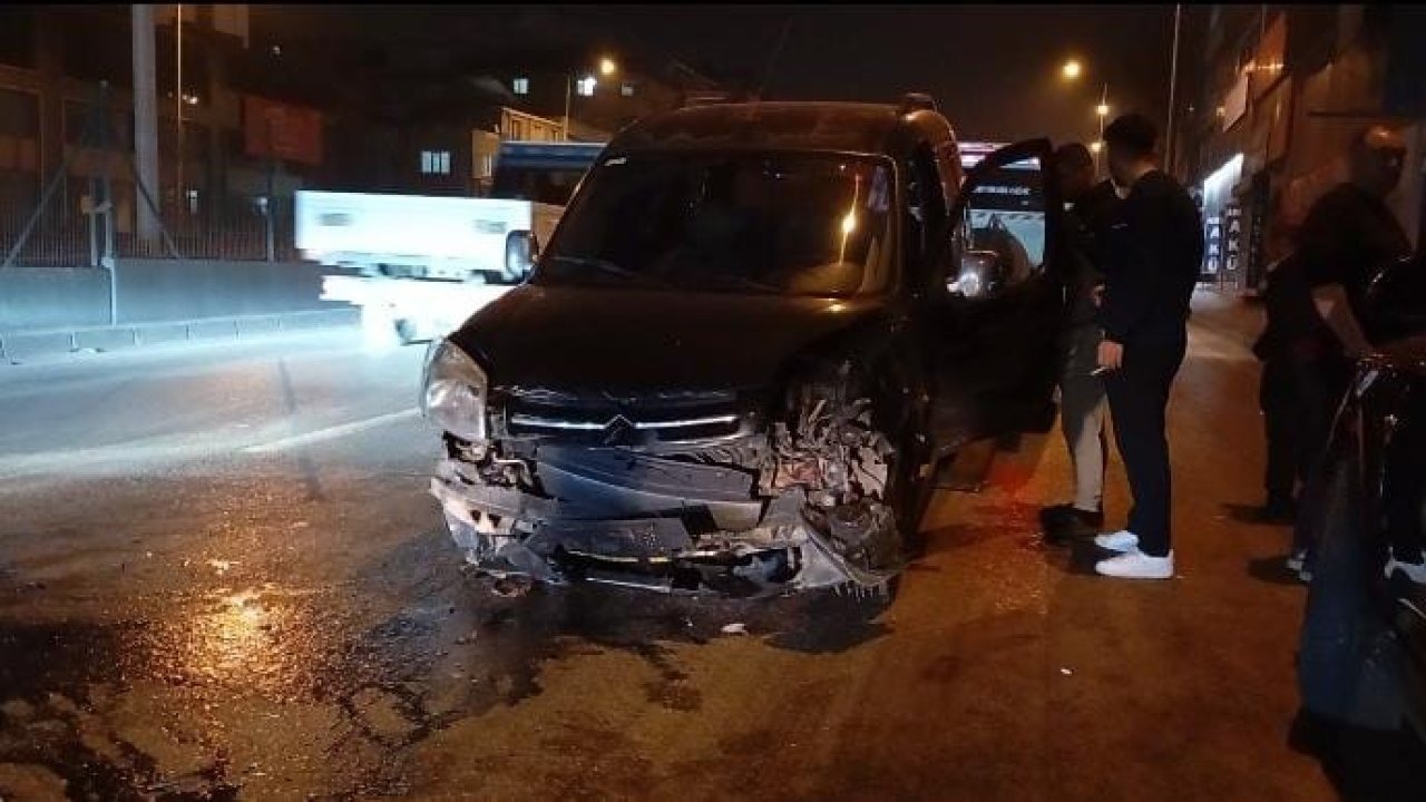 Bursa Yıldırım&#039;da Zincirleme Kaza: 2 Yaralı