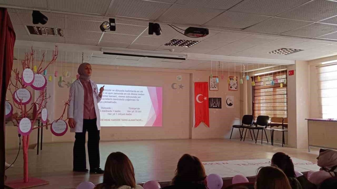 Erzurum Karayazı Anadolu Lisesinde Meme Kanseri Farkındalık Semineri