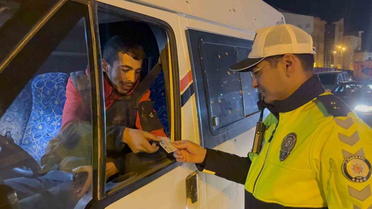 Hakkari&#039;de Huzur ve Güvenlik Denetimi: Eş Zamanlı Uygulamalarla Titiz Kontrol