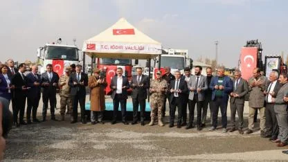 Iğdır İl Özel İdaresine alınan yeni araçlar hizmete sunuldu