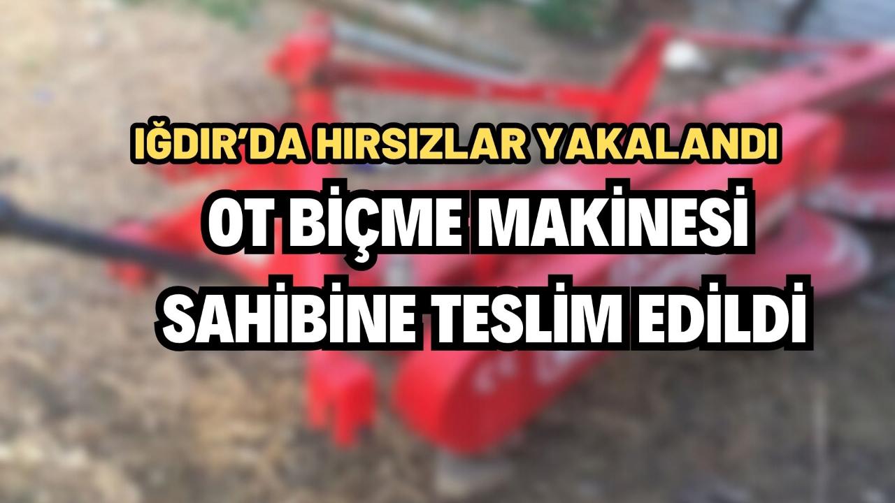 Iğdır’da JASAT Ot Biçme Makinesi Hırsızlarını Yakaladı