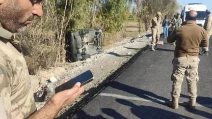 Iğdır’da Kontrolden Çıkan Araç Yan Yattı: 1 Yaralı