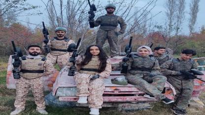 Iğdır’da Üniversite Öğrencileri Streslerini Paintball ile Attı