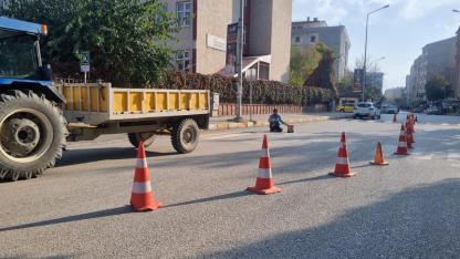 Iğdır’da Yaya Geçidi Çizgileri Yenileniyor