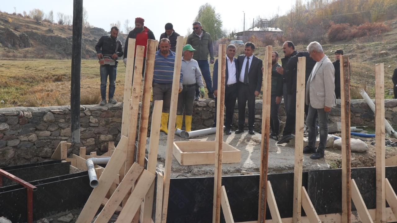 Iğdır’ın Tuzluca İlçesine Bağlı Orbucak Köyünde Su Kaynağı Yenilendi