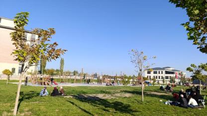 Kasım Güneşi Iğdır Millet Bahçesi'ni Canlandırdı