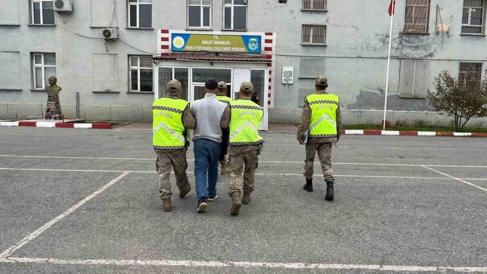 Muş’ta hırsızlık suçundan aranan hükümlü jandarmanın devriyesine takıldı