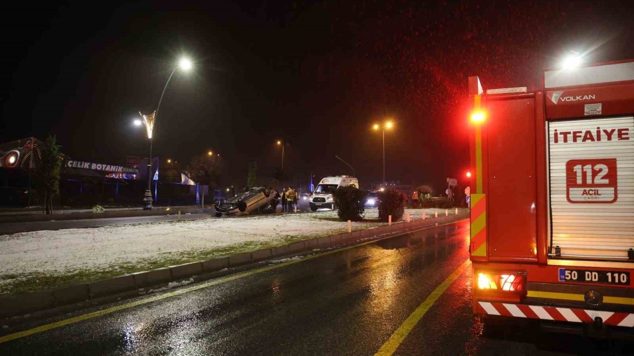 Nevşehir’de Şüpheli Kaza: Sürücü Kaçtı, Yarım Saat Sonra Gelen Polisi İnandıramadı