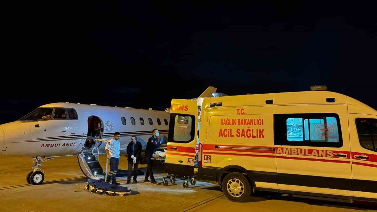 PAN Tanılı 11 Yaşındaki Çocuk, Uçak Ambulansla Ankara’ya Sevk Edildi