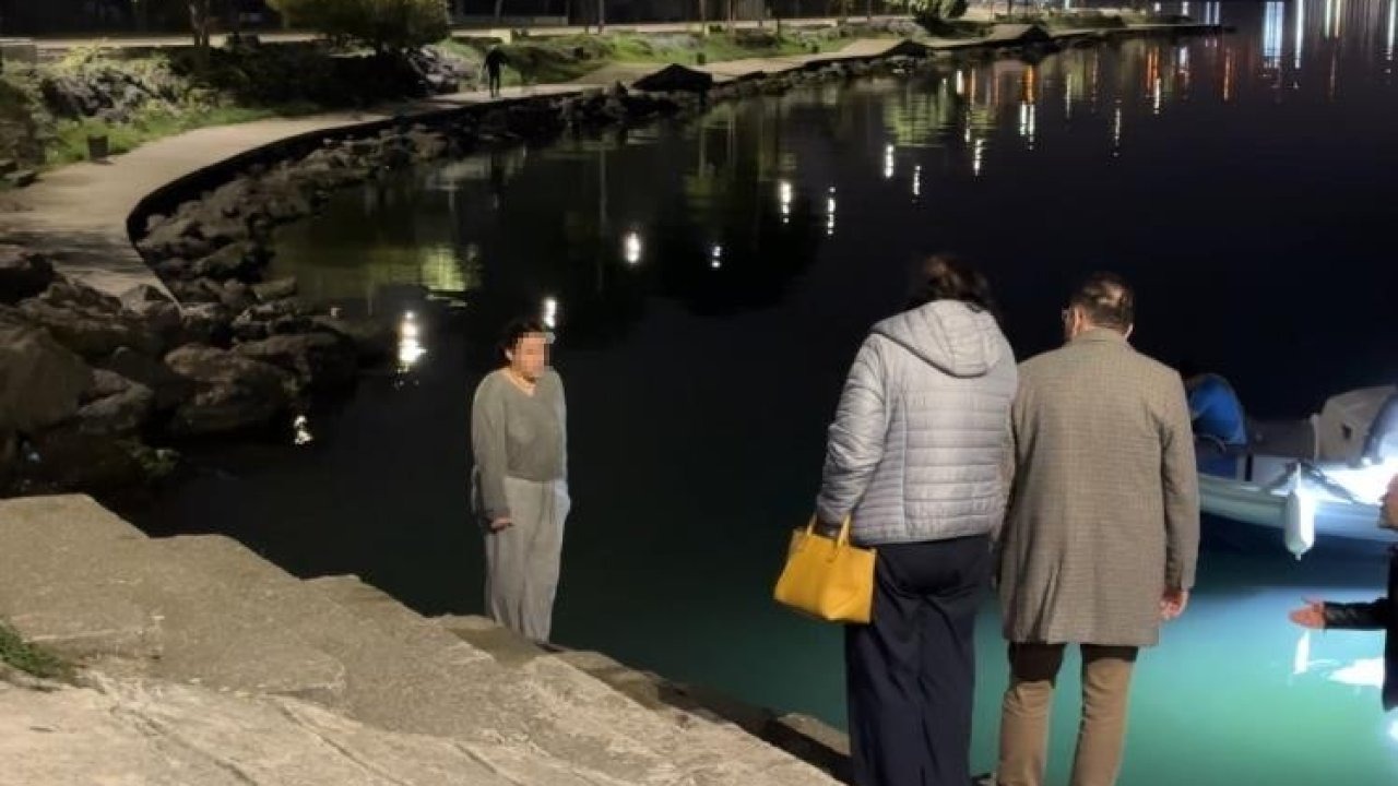 Samsun&#039;da Dramatik Anlar: Denize Atlamak İsteyen Genç Kızı Ailesi İkna Etti