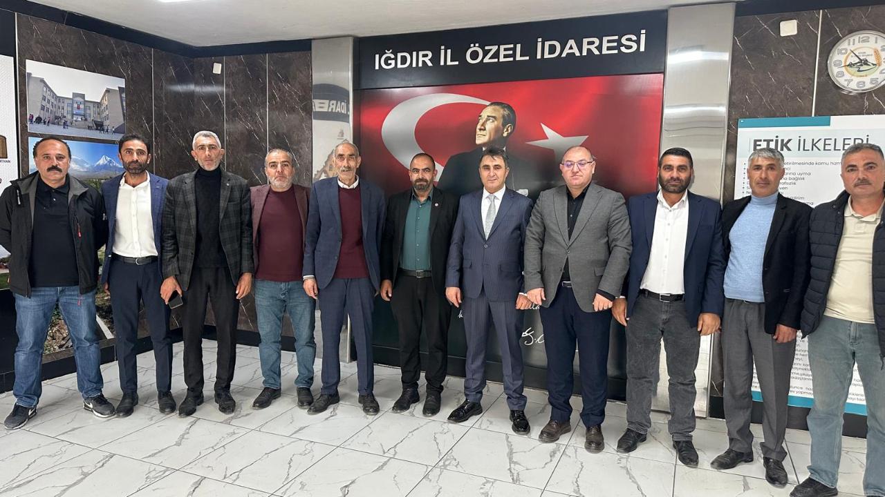 Tuzluca Heyetinden İl Özel İdaresine Teşekkür Ziyareti