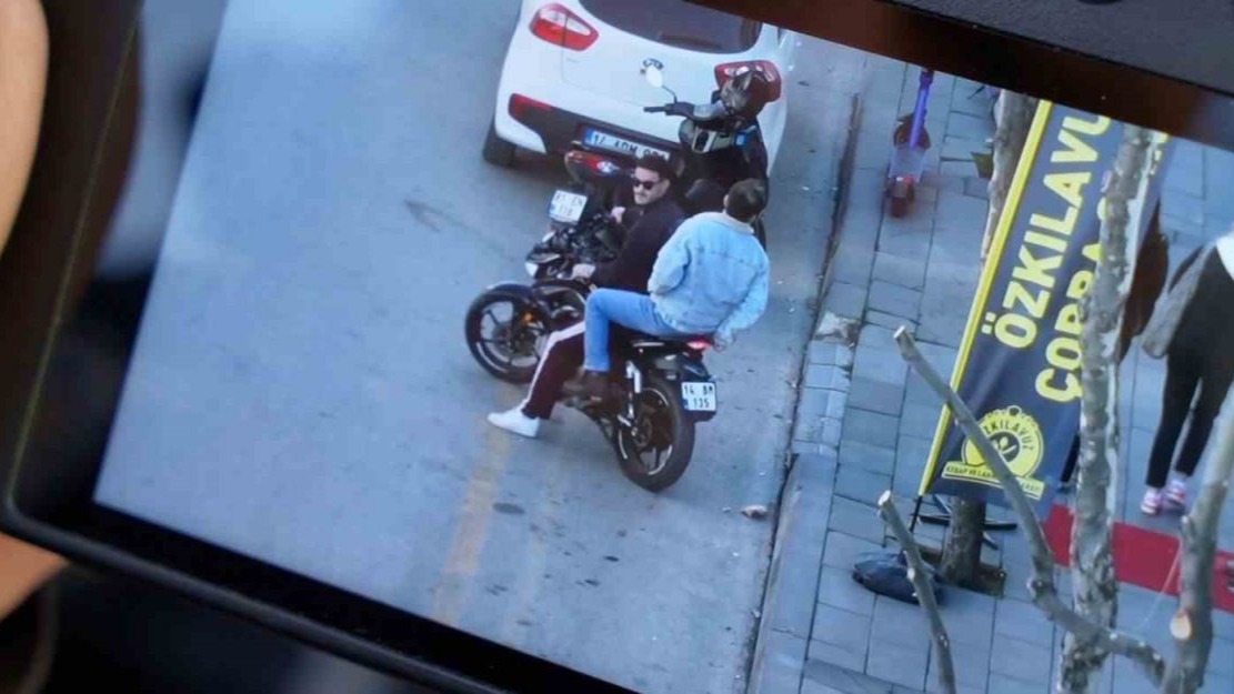 Uygulama noktasından kaçan motosikletli, drondan kaçamadı: 19 bin 527 lira ceza yedi