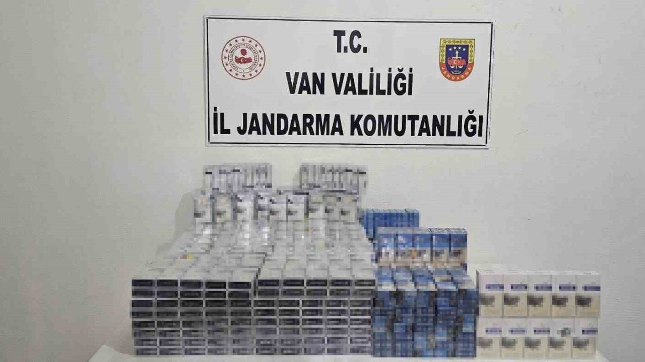 Van’da Kaçak Sigara Operasyonu