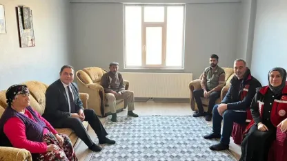 Kağızman’da şehit ve gazi aileleri ziyaret edildi