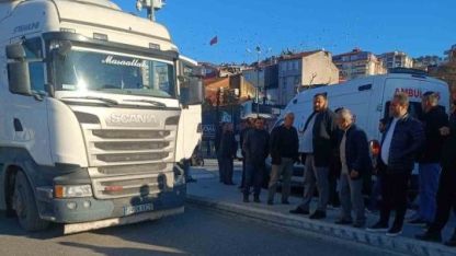 Alaplı’da karşı yola geçmeye çalışan çocuğa tır çarptı: 1 yaralı