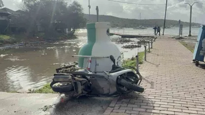 Bodrum’da selin ardından fırtına: "Tekneler karaya oturdu, denizin rengi değişti"