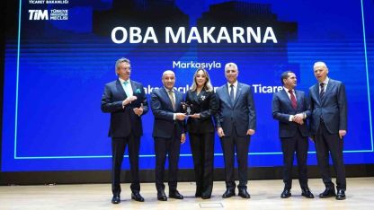 Oba Makarna'ya Turquality'den "İhracat Şampiyonu" Ödülü