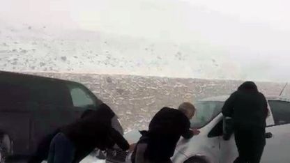 Erzurum’da Kar Yağışı Ulaşımı Olumsuz Etkiliyor