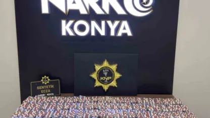 Konya’da uyuşturucu operasyonları: 76 tutuklama