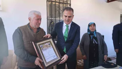 Şehit Kuran’ın ailesine şehadet belgesi verildi