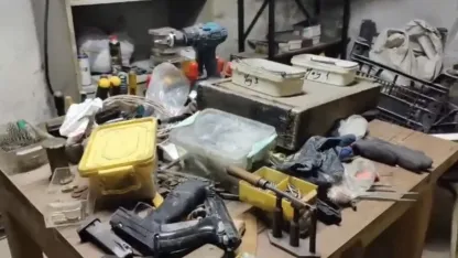 Mardin’de yasa dışı silah imalathanesine baskında çok sayıda silah ele geçirildi