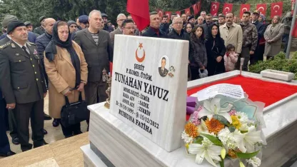 Pençe Kilit kahramanı şehit üsteğmen şehadetinin 3.yılında anıldı