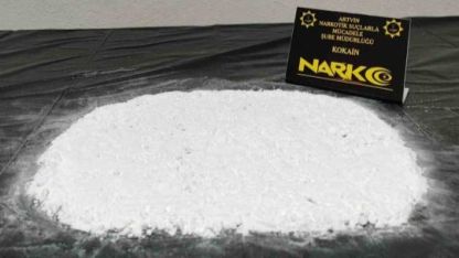 Artvin’de 147 gram kokain ele geçirildi