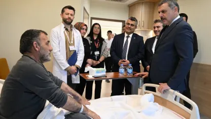 Vali Çiftçi’den Erzurum Şehir Hastanesi’ne Moral Ziyareti