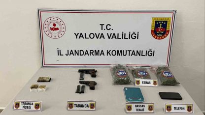 Yalova’da uyuşturucu operasyonunda 1 tutuklama