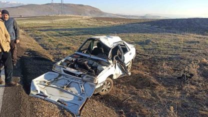 Muş’ta Otomobil Takla Attı: 4 Yaralı