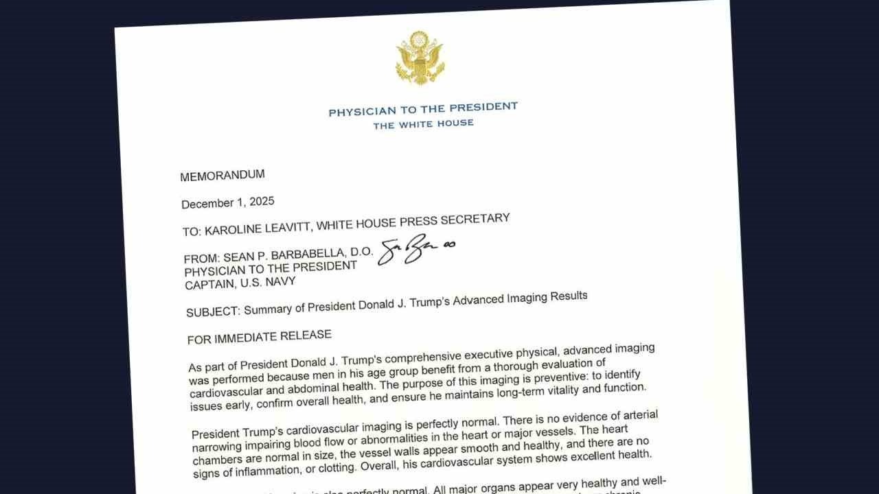ABD Başkanı Donald Trump’ın Sağlık Durumu Açıklandı: MR Sonuçları Normal