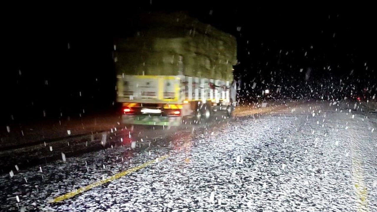 Ardahan’da Kar Yağışı Ulaşımı Aksattı