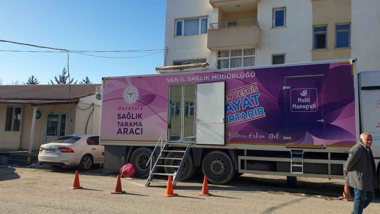 Başkale'de Kadın Sağlığı İçin Mobil Tarama Hamlesi