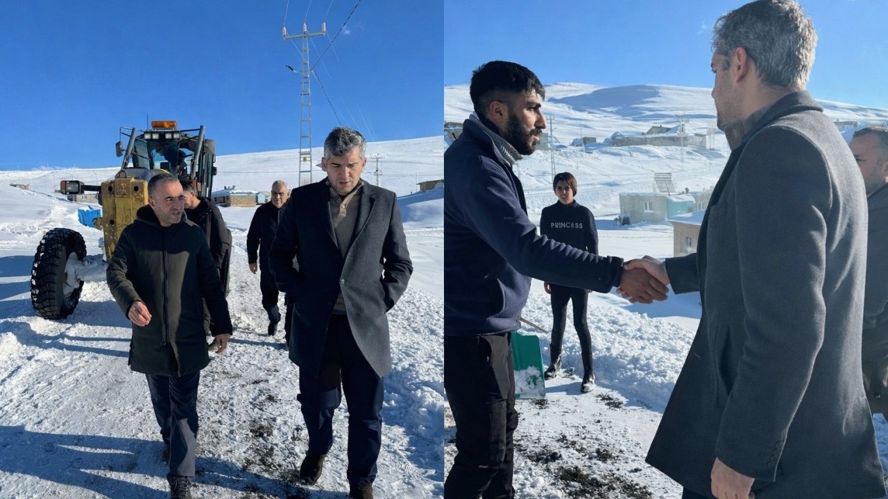 Diyadin’de Kar Seferberliği: Ekipler Gece Gündüz Mesaide