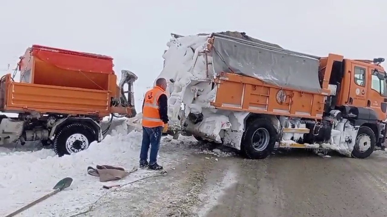 Erzurum’da Kar ve Tipi Ulaşımı Vurdu: Palandöken Geçidi’nde Zorlu Mücadele