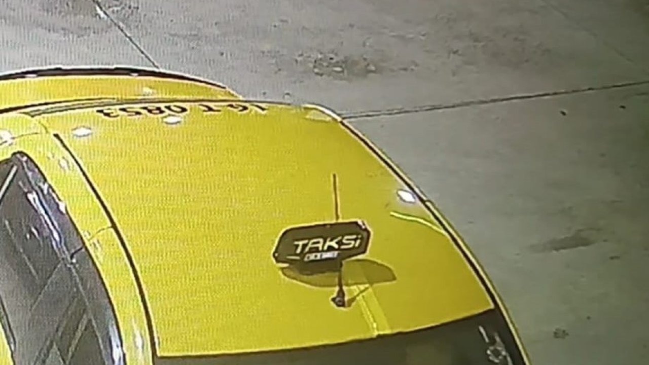 Gasbedilen taksinin yeni görüntüleri ortaya çıktı