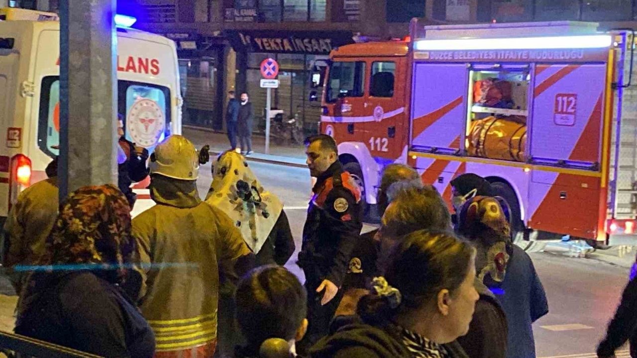 Genç kadın, polis ve itfaiye ekiplerini seferber etti