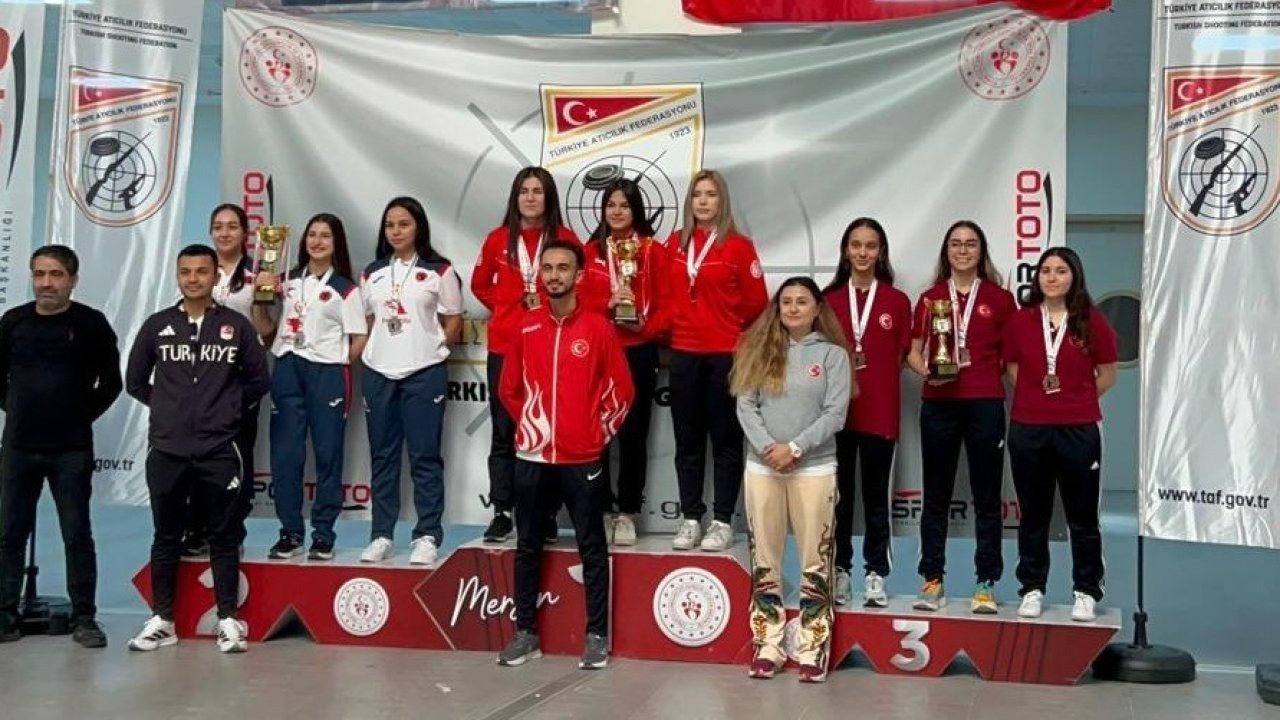 Havalı Silahlar Milli Takım Seçmelerinde Erzurum Teknik Üniversitesi Takım Halinde Birinci