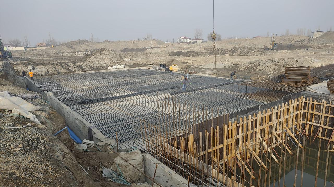 Iğdır 400 Yataklı Yeni Devlet Hastanesi Şantiyesinde Çalışmalar Hızlandı