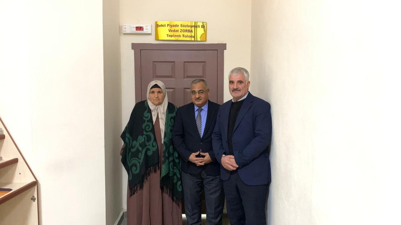 Iğdır’da Şehit Vedat Zorba’ya Vefa: İsmi İl Müftülüğü’nde Yaşatılacak!