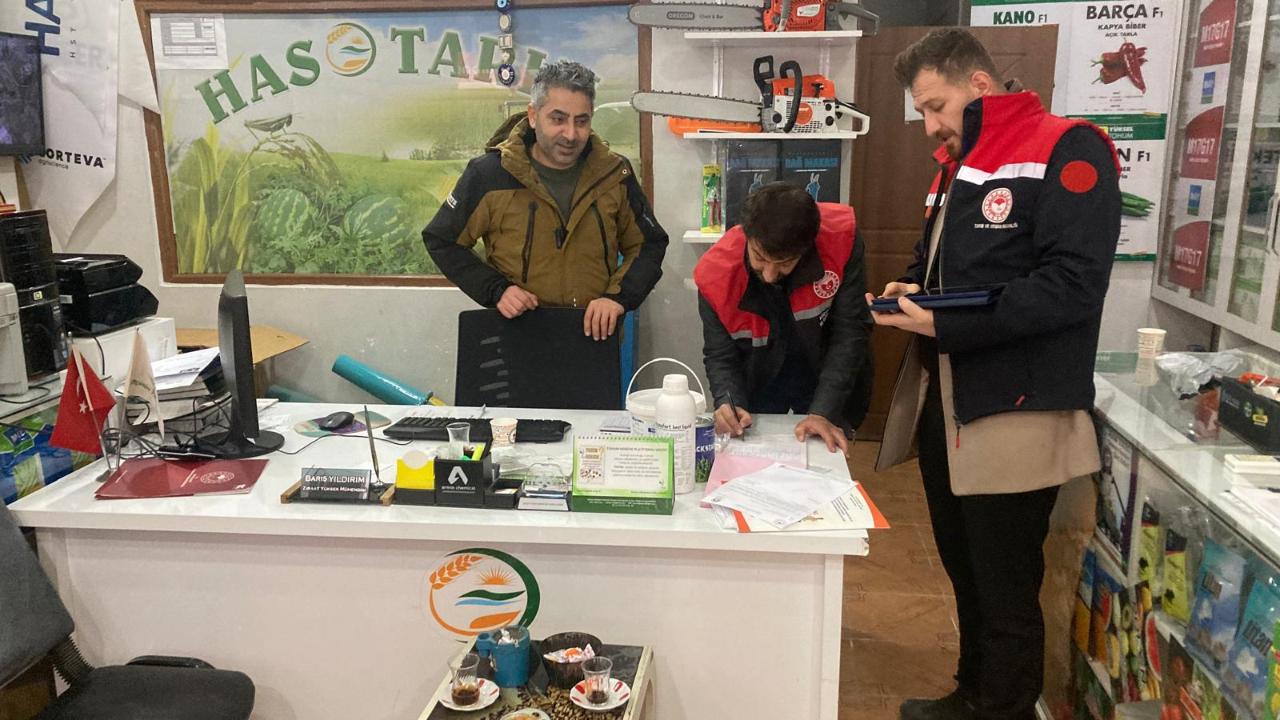 Iğdır’da Tarım Bayilerine Sıkı Denetim! Ürün Güvenliği Mercek Altında