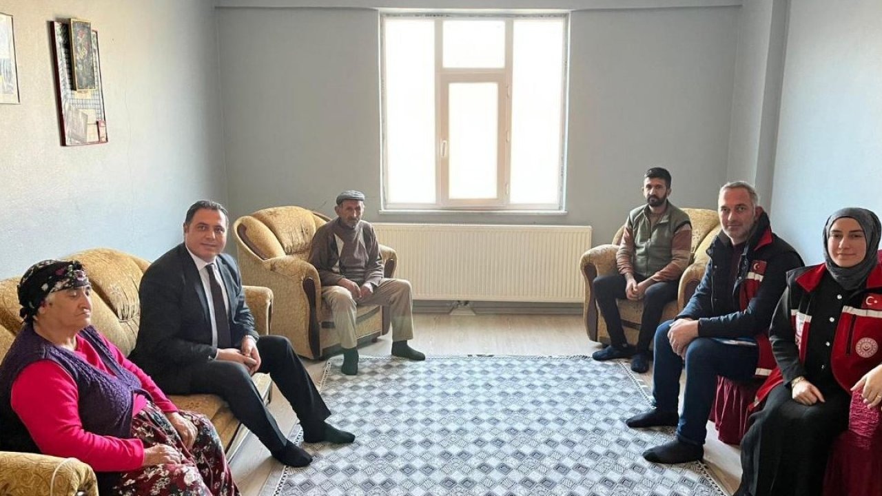 Kağızman’da şehit ve gazi aileleri ziyaret edildi