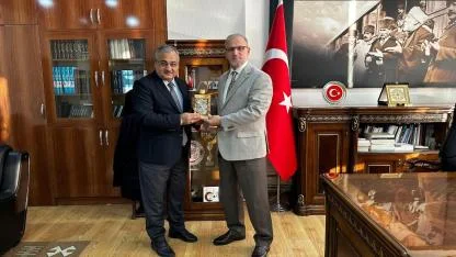 Mushafları İnceleme Kurulu Üyesi İbrahim Noğman’dan Iğdır İl Müftüsü Demirel’e Ziyaret