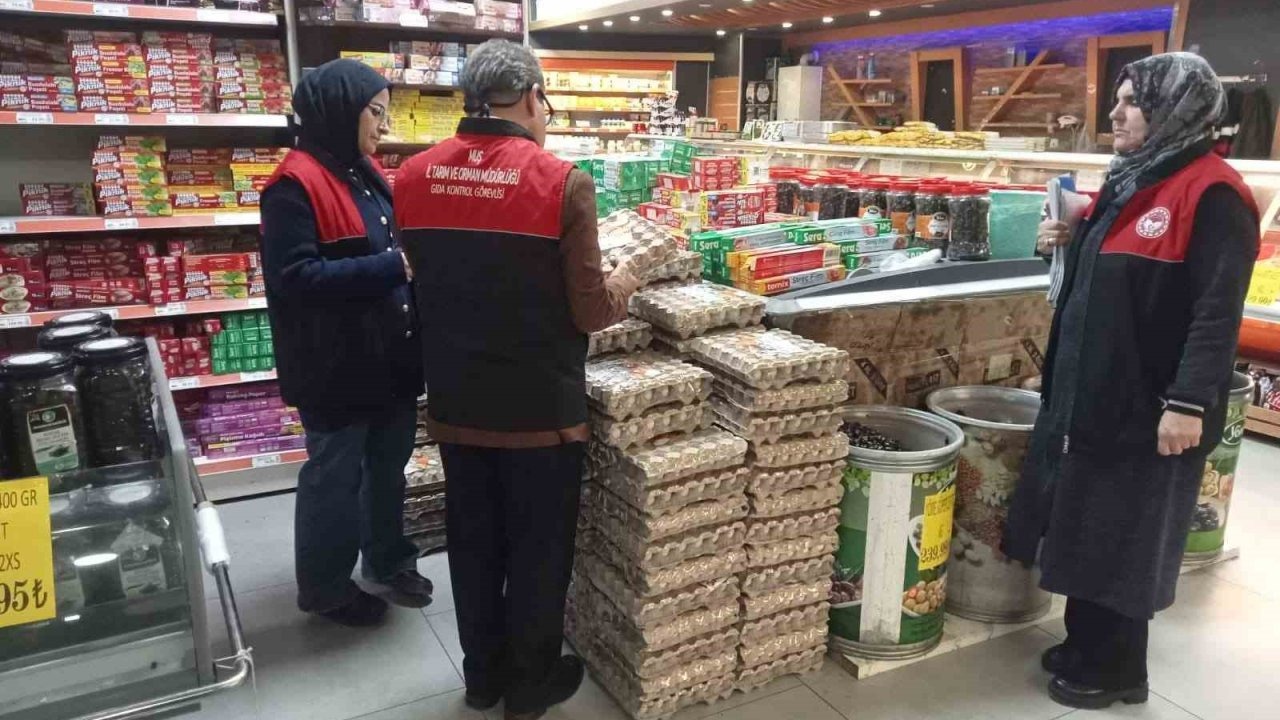 Muş’ta Yılbaşı Öncesi Gıda Denetimleri Sıklaştırıldı