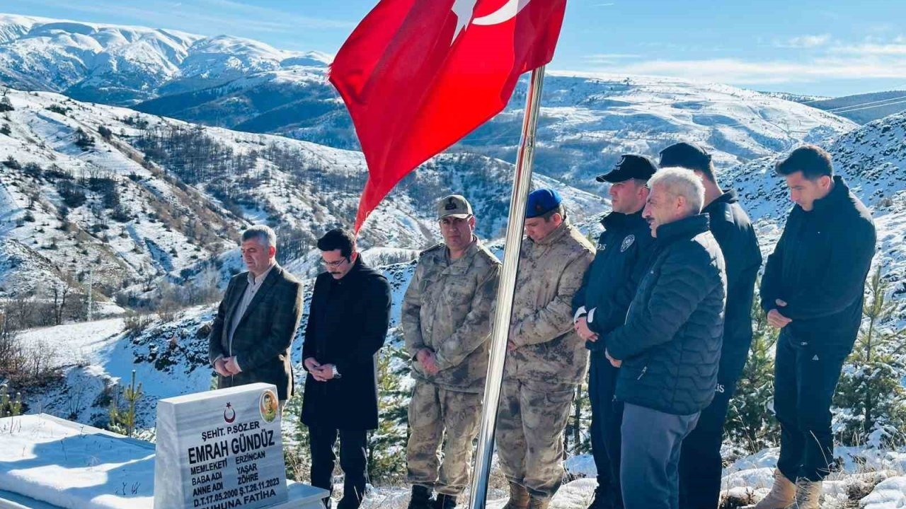 Şehit Piyade Sözleşmeli Er Emrah Gündüz dualarla anıldı